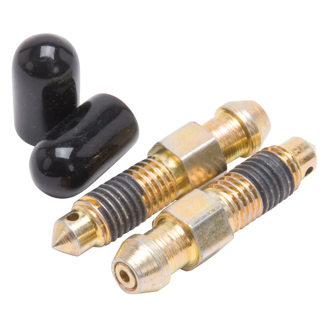 639570 – RUSSELL/EDEL Brake Bleeder Screw, With Check Valve 7 X 1.0 Millimeter Threads 34 Millimeter Length Set Of 2